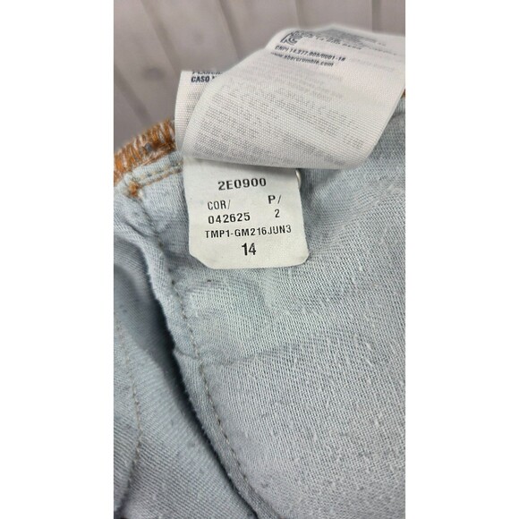 Abercrombie Kids Size 14 Skinny Denim Jeans Straight Leg Youth Unisex EUC - Picture 8 of 10